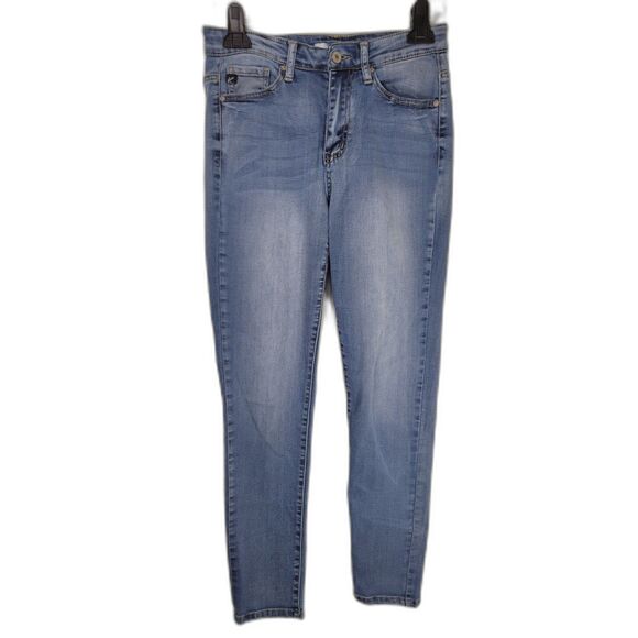 KanCan Stonewash Medium Wash Skinny Jeans - Picture 1 of 4